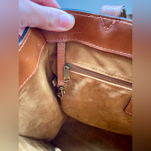 Rose Patricia Nash Tote | 100% Leather | Designer | Excellent Used Condition - Picture 11 of 13